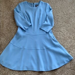 Vince Camuto size 10 light blue ponte knit dress